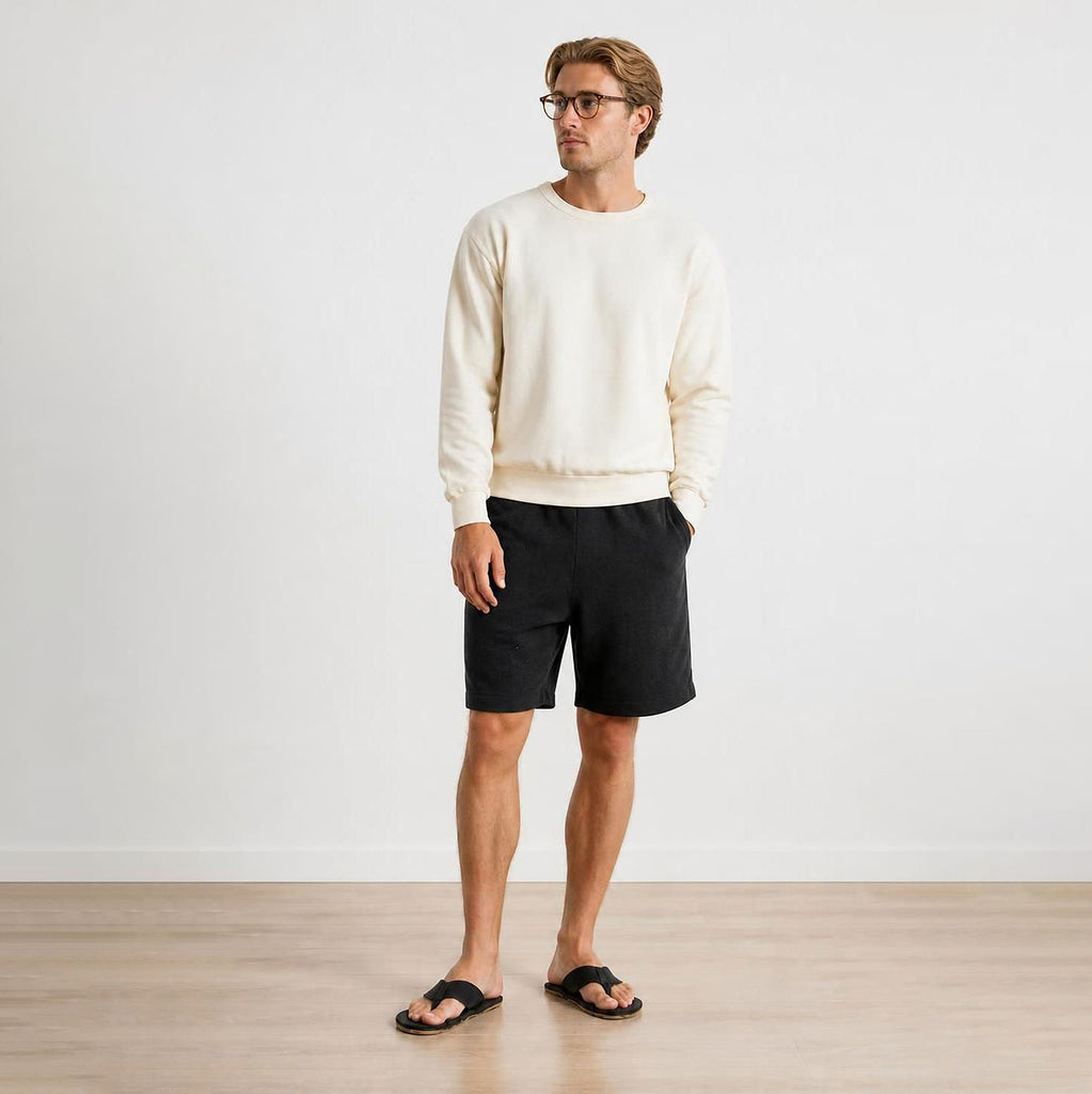 100% certified organic cotton sweatshirt made in usa plastic-free