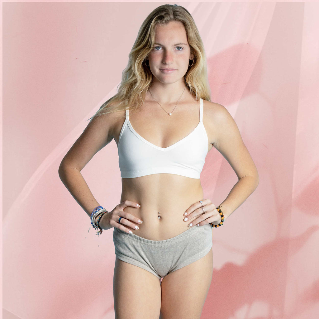 plastic-free 100% organic linen panty