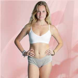 plastic-free 100% organic linen panty