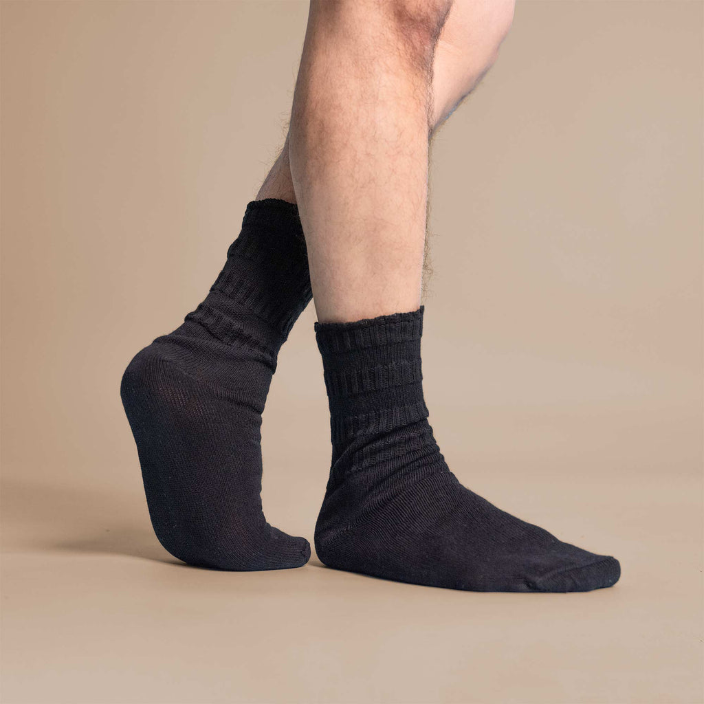 plastic-free 100% organic cotton socks