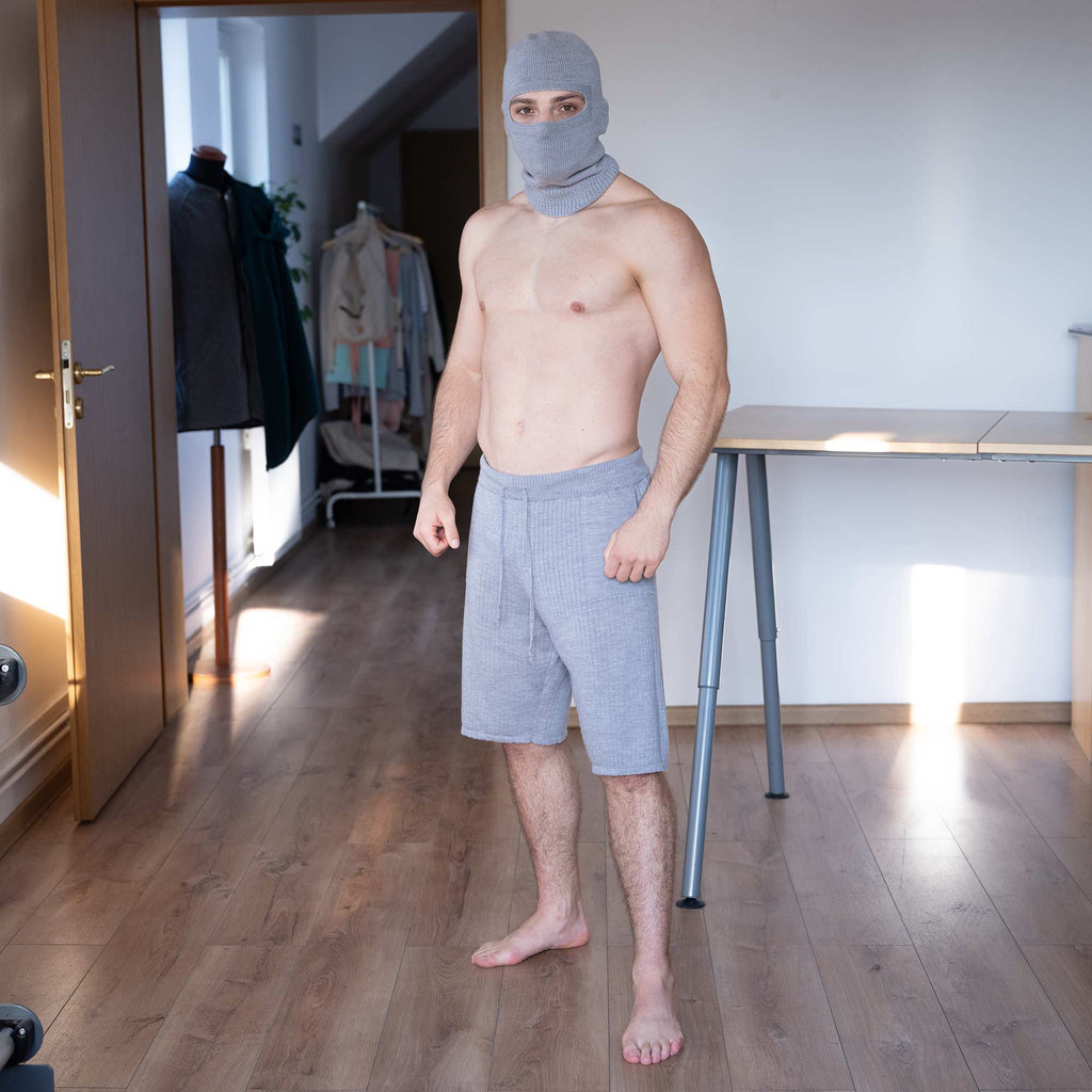 plastic-free organic merino wool face covering polyester-free