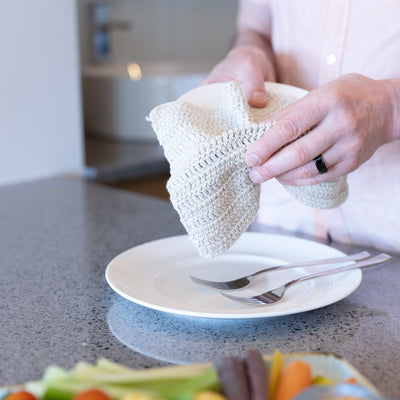 100% organic hemp scrub cloth