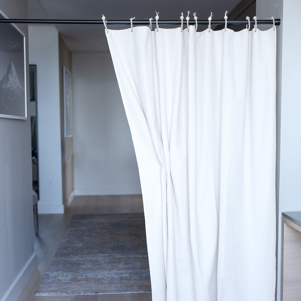 100% organic cotton draperies