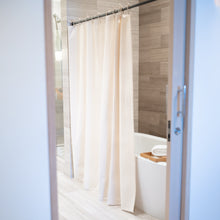 Load image into Gallery viewer, organic cotton shower curtain