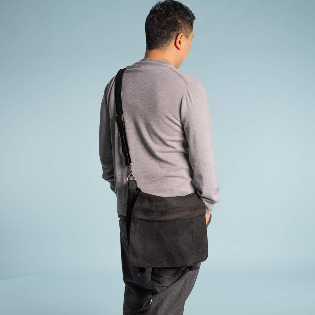 Organic Hemp Courier School Bag
