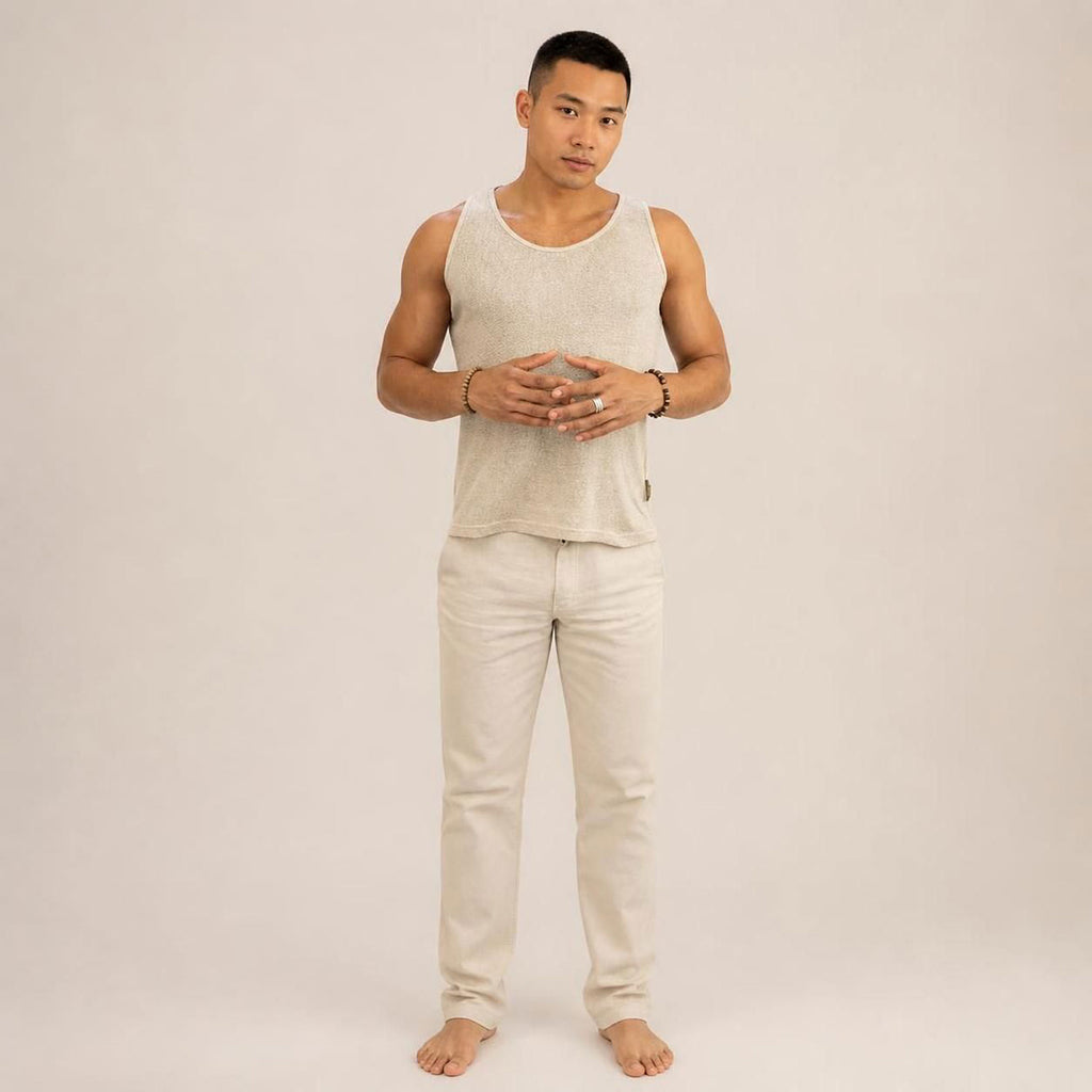 organic linen tank top