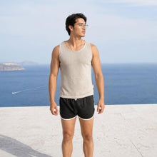 Load image into Gallery viewer, organic linen gym shorts