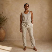 Load image into Gallery viewer, 100% linen tank top