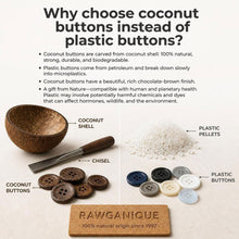 Load image into Gallery viewer, coconut buttons in organic cotton underwear