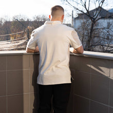 Load image into Gallery viewer, organic linen polo shirt plastic-free