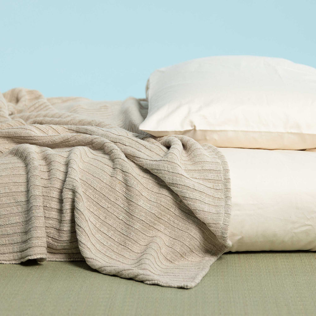 100% linen blanket