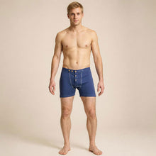 Load image into Gallery viewer, 100% organic cotton underwear for men with no plastic and no polyester