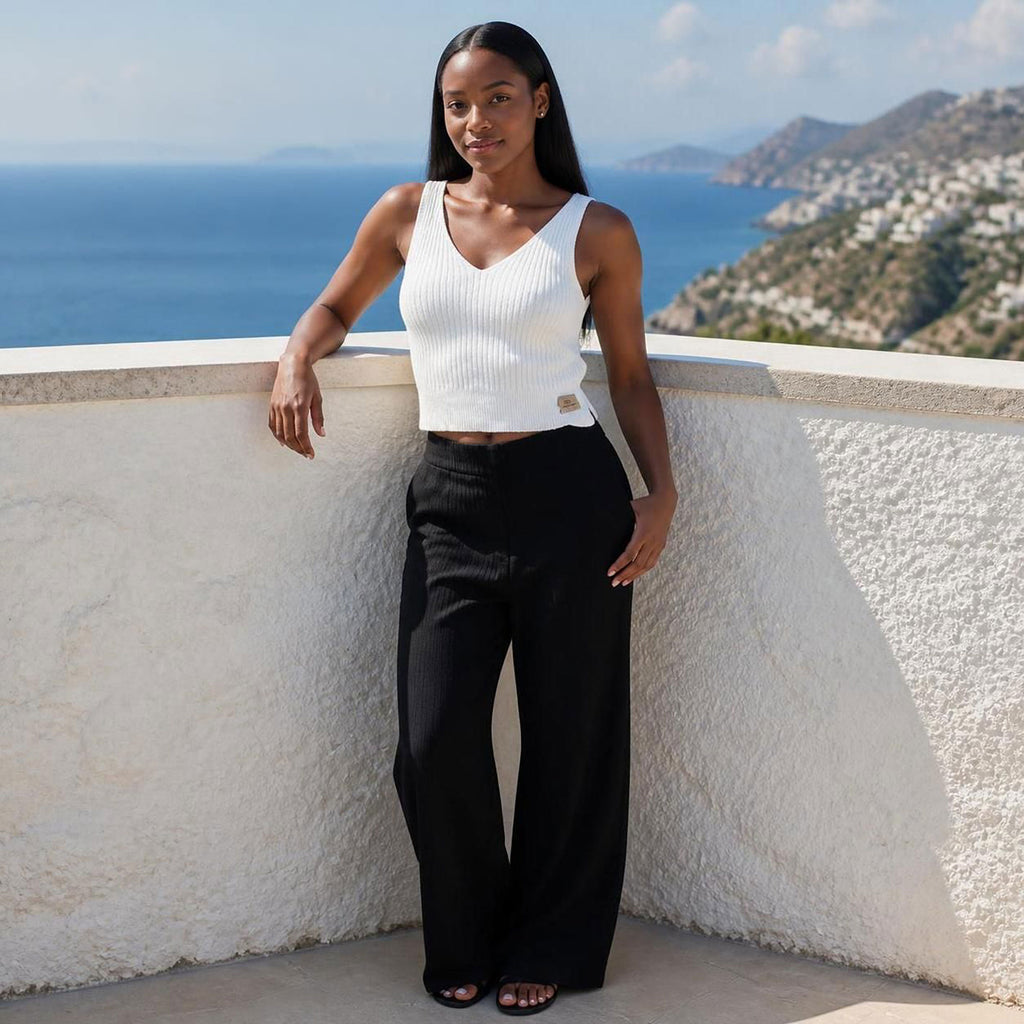 certified organic merino camisole tank top plastic-free