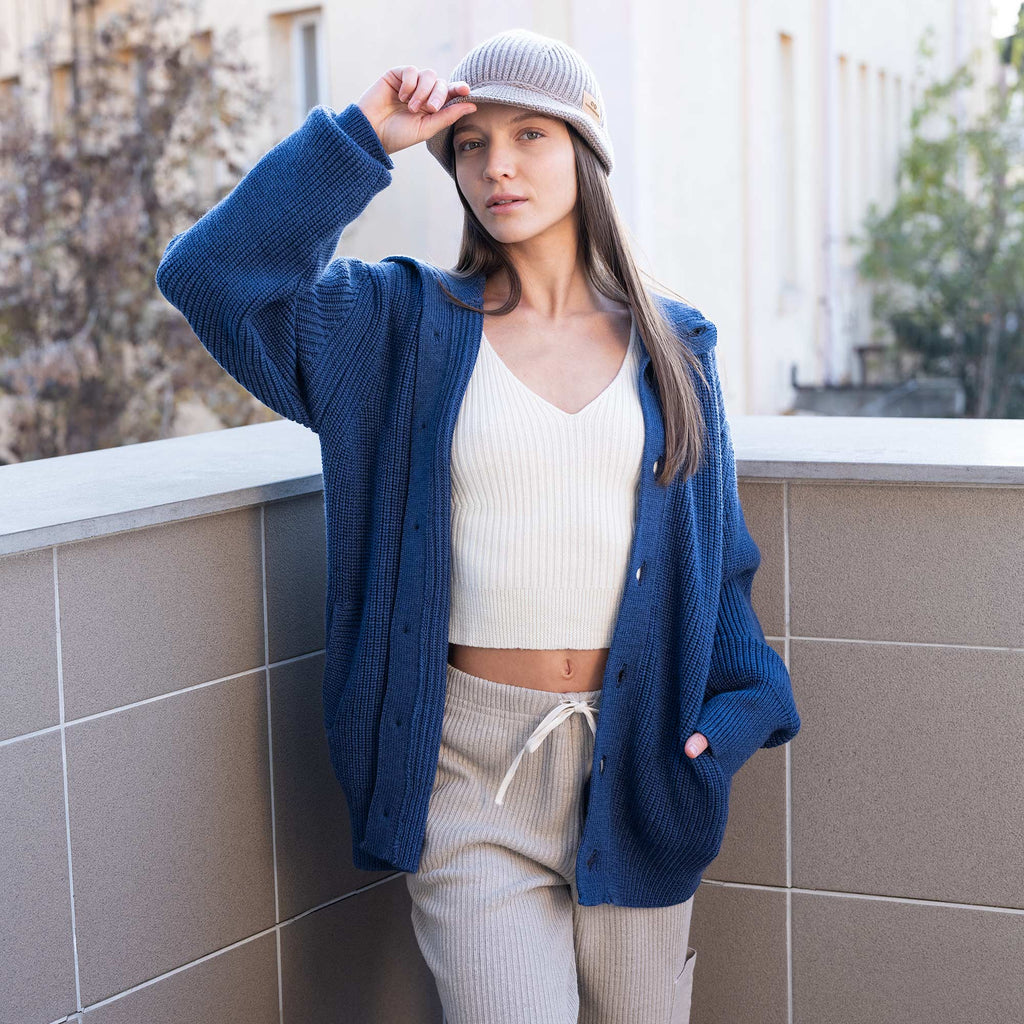 Organic merino hat