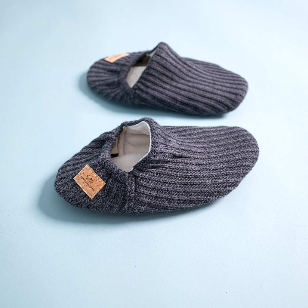100% organic merino wool house slippers