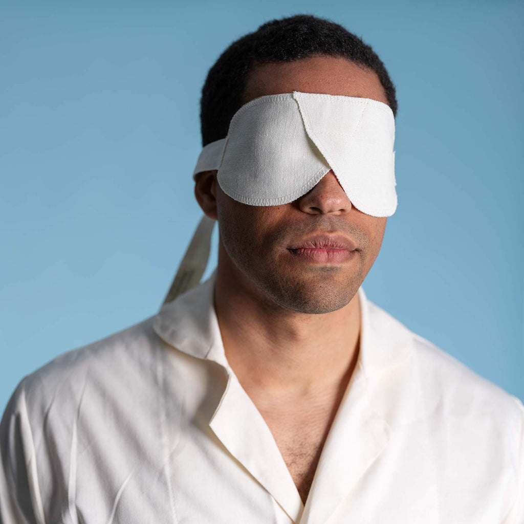 organic linen sleep mask