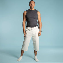 Load image into Gallery viewer, Synthetics-free organic cotton long shorts