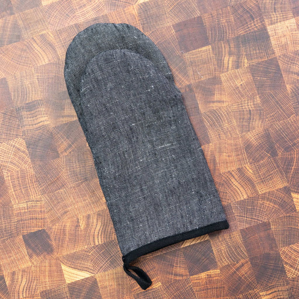 organic linen oven mitt synthetics-free