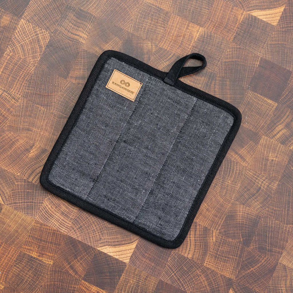 organic linen pot holder plastic-free