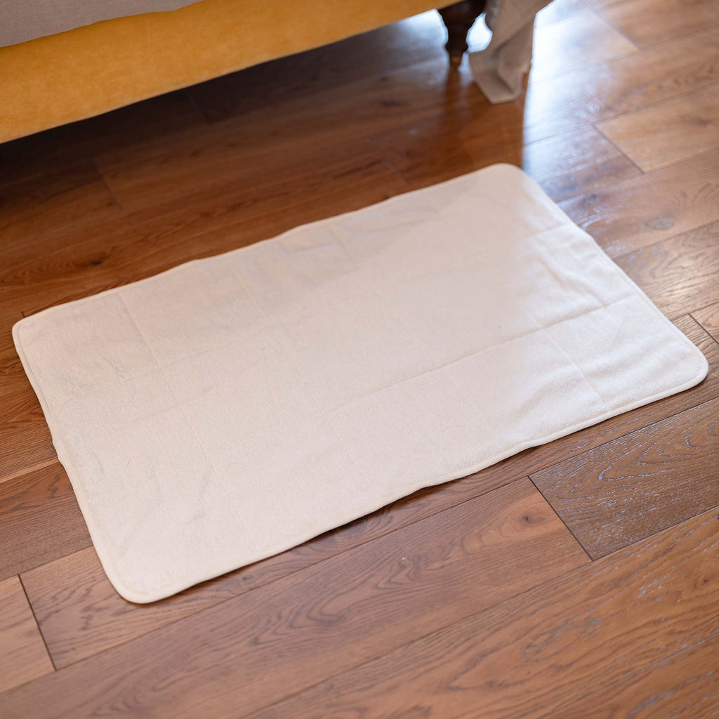 EVERINGTON Organic Irish Linen Terry Bath Towels (OC Thread, OC Backing, No Dye, No Plastic, No Polyester, No Forever Chemicals, No Synthetics) (100% Biodegradable) (Made in Europe)