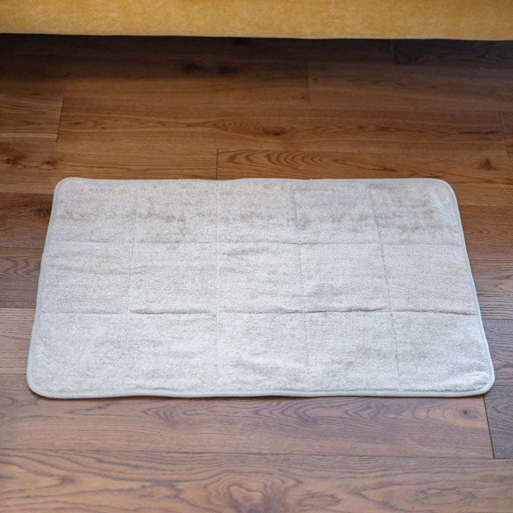EVERINGTON Organic Irish Linen Terry Bath Towels (OC Thread, OC Backing, No Dye, No Plastic, No Polyester, No Forever Chemicals, No Synthetics) (100% Biodegradable) (Made in Europe)