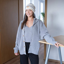 Load image into Gallery viewer, organic merino cardigan sweater