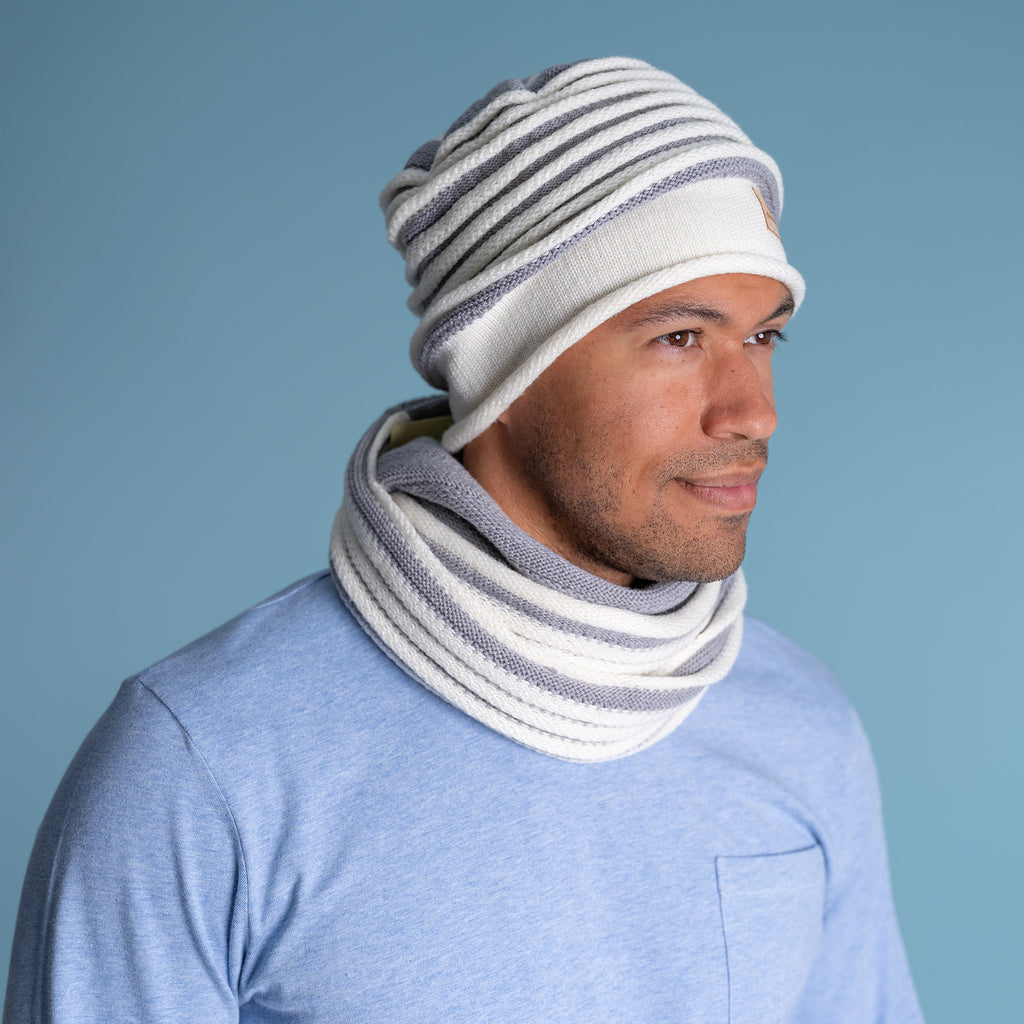 100% organic merino wool beanie hat