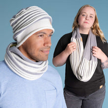 Load image into Gallery viewer, 100% organic merino wool infinity scarf