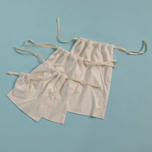 Load image into Gallery viewer, organic cotton drawstring bags