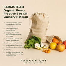 Load image into Gallery viewer, plastic-free hemp produce bags