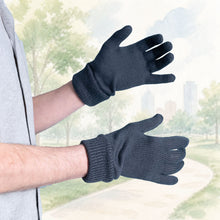Load image into Gallery viewer, elastic-free 100% certified organic merino wool gloves plastic-free warm thick polyester-free