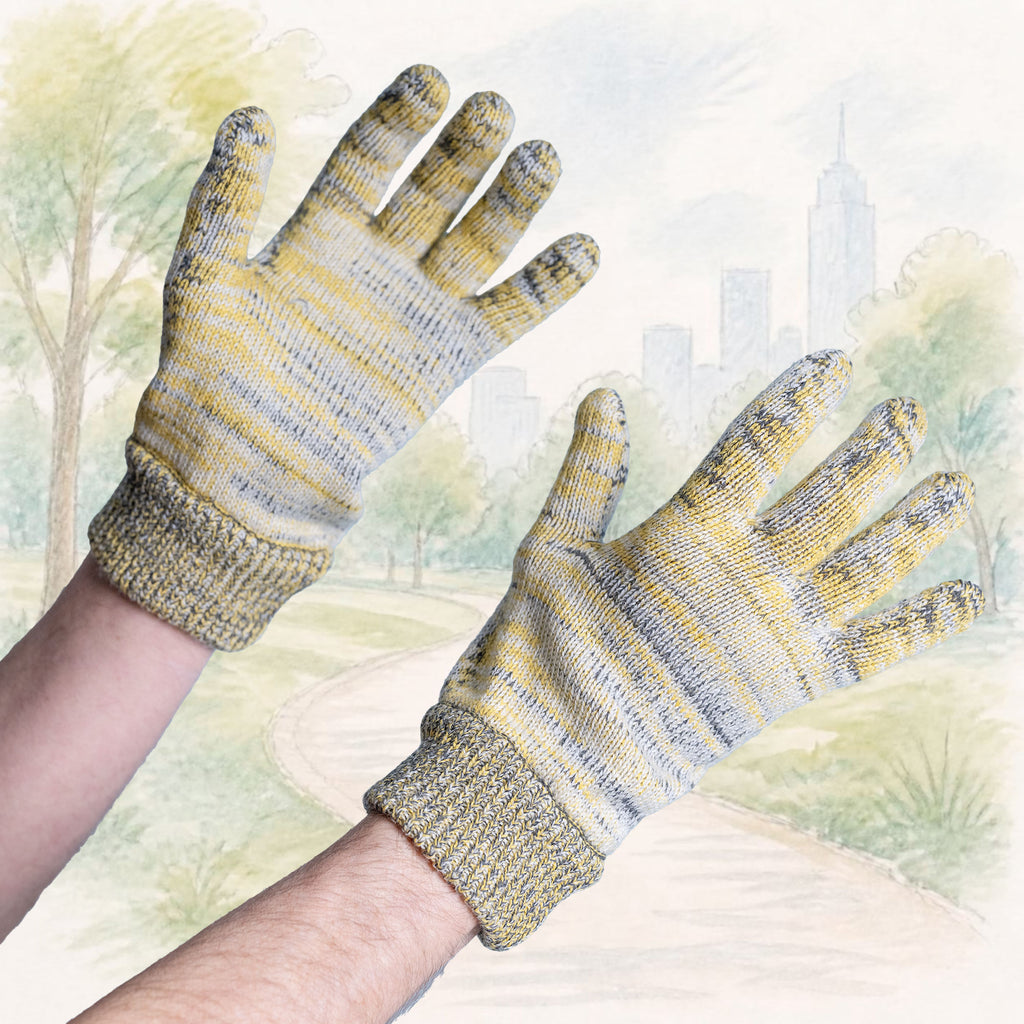elastic-free 100% organic merino wool gloves