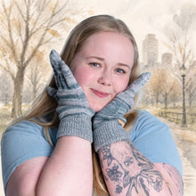 Load image into Gallery viewer, elastic-free 100% certified organic merino wool gloves plastic-free