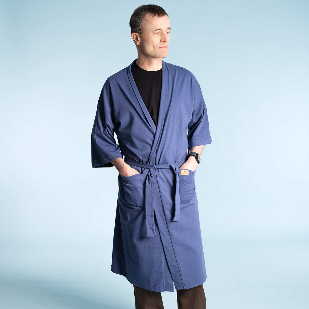 100% organic cotton bathrobe