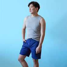 Load image into Gallery viewer, organic cotton tank top athletic grey
