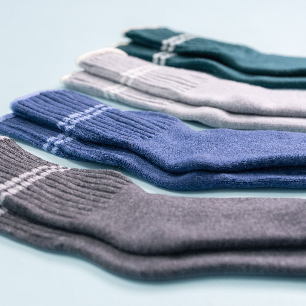 organic merino wool terry socks