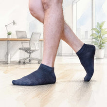 Load image into Gallery viewer, organic merino wool anklet dress socks