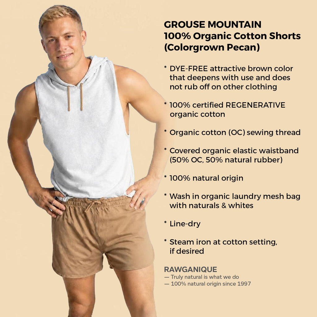 100% certified organic regenerative cotton in cologrown brown dye-free color plastic-free