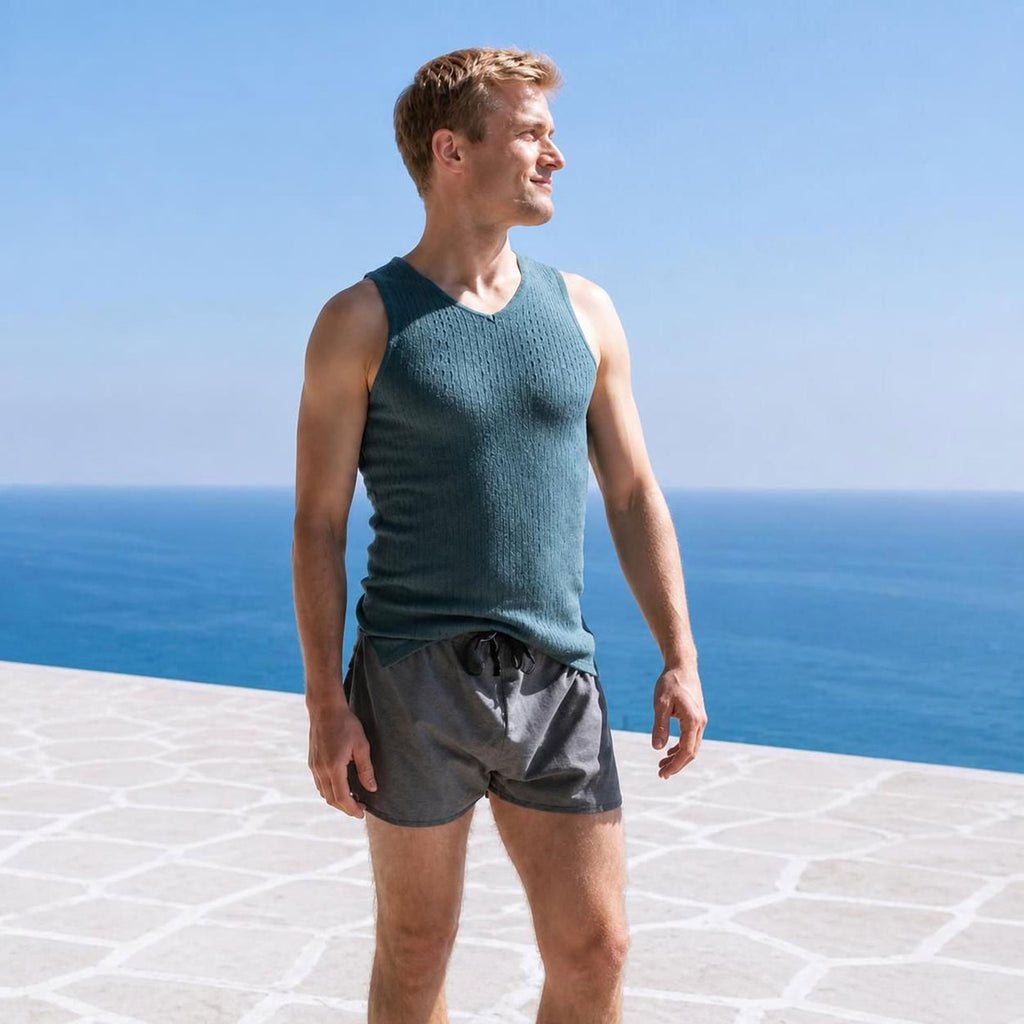 organic cotton workout shorts