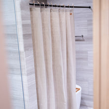 Load image into Gallery viewer, organic linen shower curtain