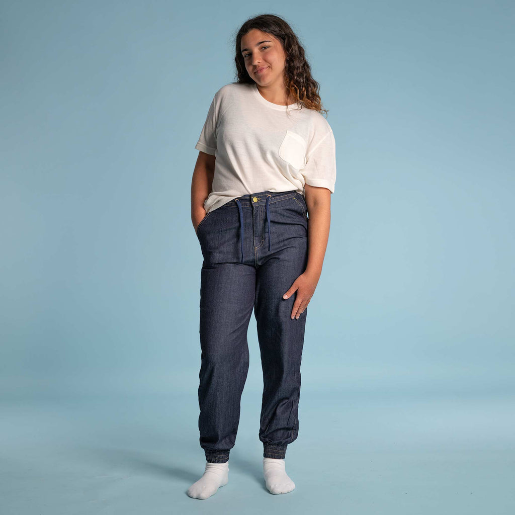100% organic cotton joggers for ladies