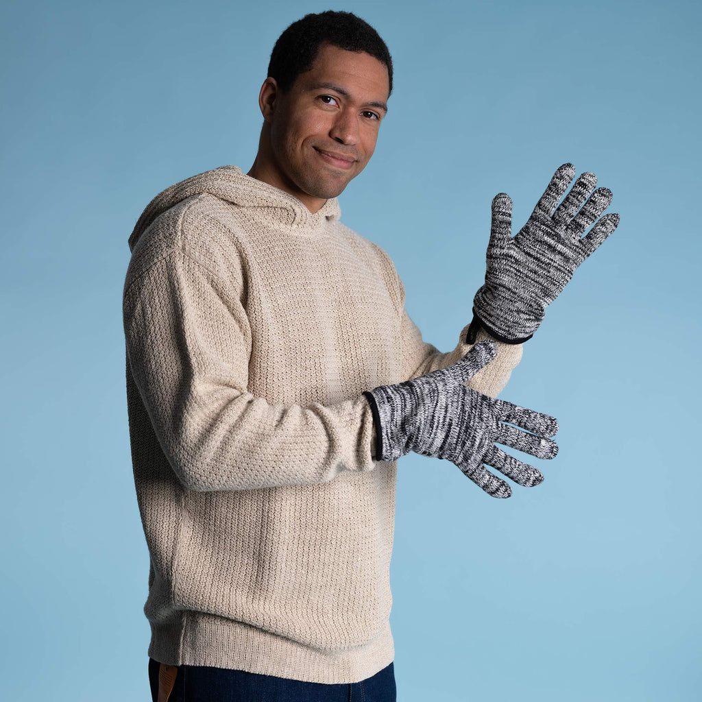 100% organic cotton gloves