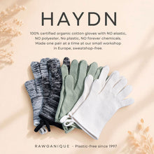 Load image into Gallery viewer, elastic-free 100% organic cotton gloves