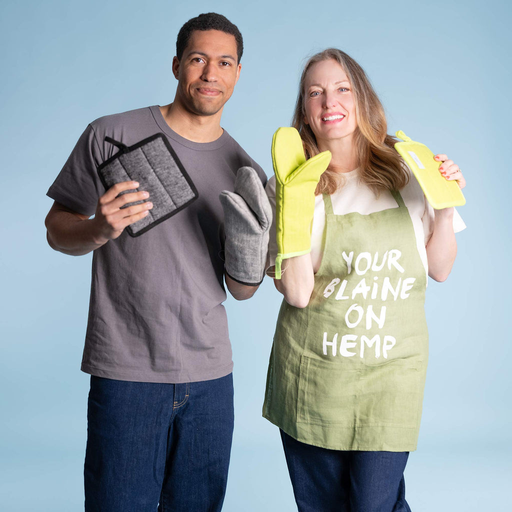 hemp oven mitt