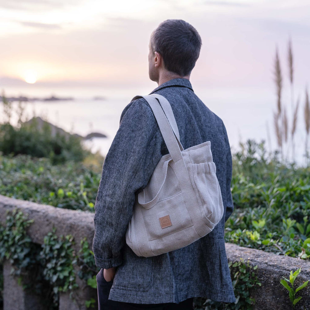 Organic hemp tote