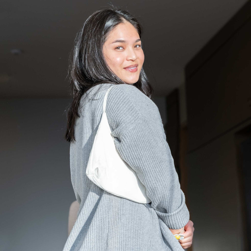 HEPBURN Organic Hemp Clutch Purse (8x8x2) (Handmade, Lined with 100% Organic Cotton) (99.9% Biodegradable)