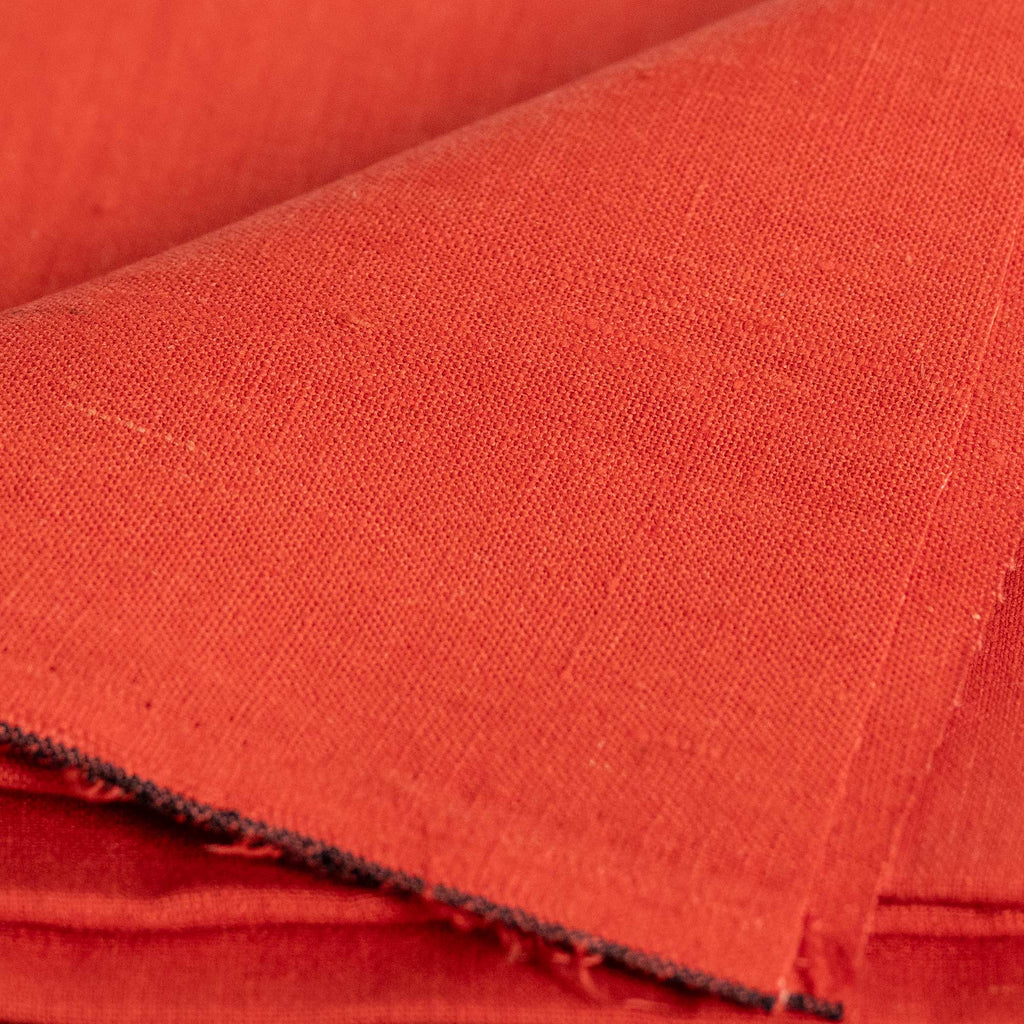 hemp canvas fabric red