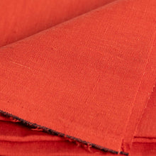 Load image into Gallery viewer, hemp canvas fabric red
