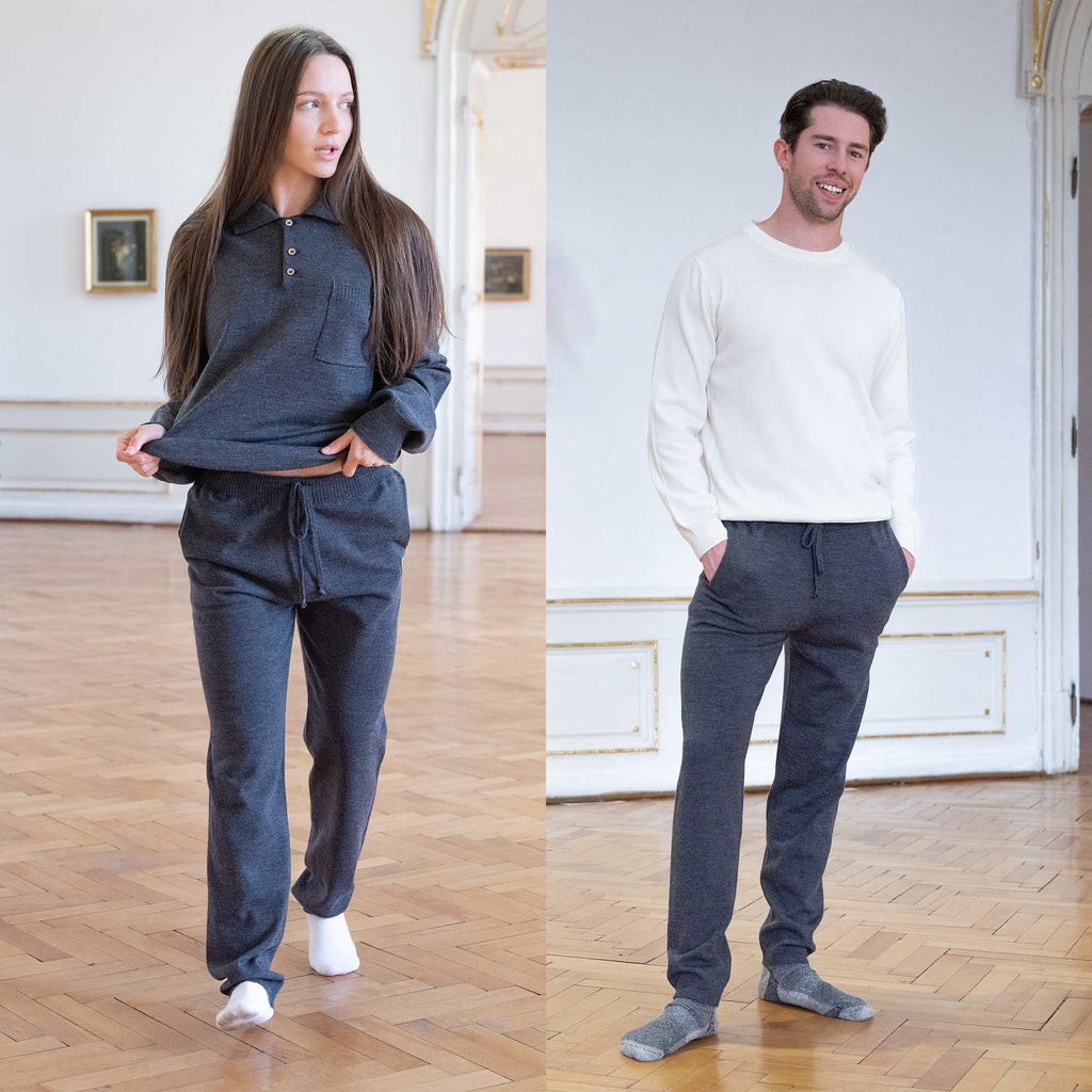 organic merino wool lounge pants
