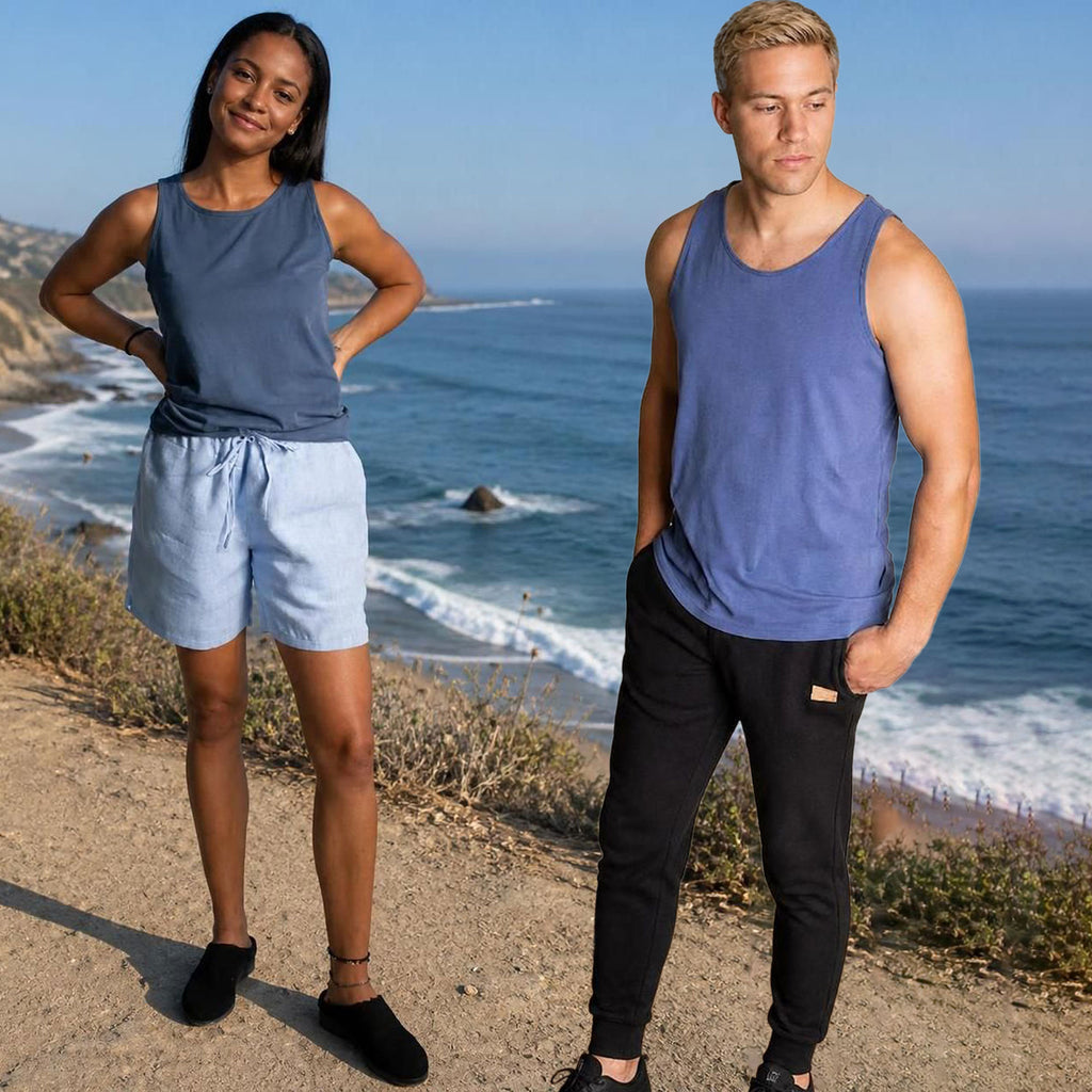 polyester-free 100% certified organic cotton tank top